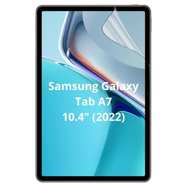 Skyddsskärm för Samsung Galaxy Tab A7 10.4" (2022) [Pack 2] Ultra Tunn Hållbar Plastfilm Skydd Phonillico