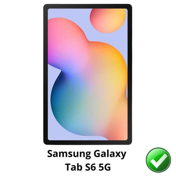 Skyddsskydd för Samsung Galaxy Tab S6 5G [Pack 2] Ultratunn Plastskydd Film Phonillico