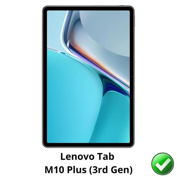 Skyddsglas för Lenovo Tab M10 Plus (3:e generationen) [Pack 2] Ultra tunn skyddande plastfilm Phonillico