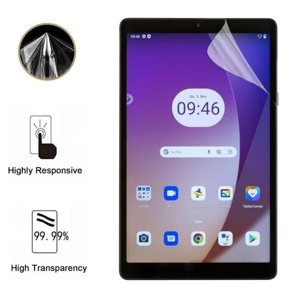 Skärmskydd för Lenovo Tab M8 (4:e generationen) [Pack 2] Ultra Tun Stötte Absorberande Plastfilm Phonillico