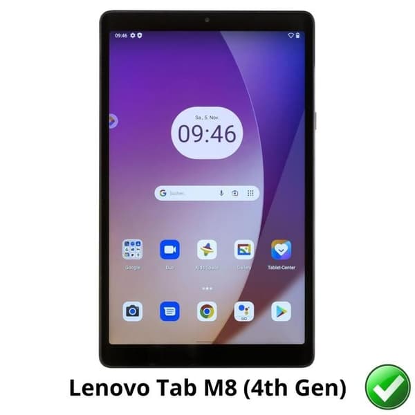 Skärmskydd för Lenovo Tab M8 (4:e generationen) [Pack 2] Ultra Tun Stötte Absorberande Plastfilm Phonillico