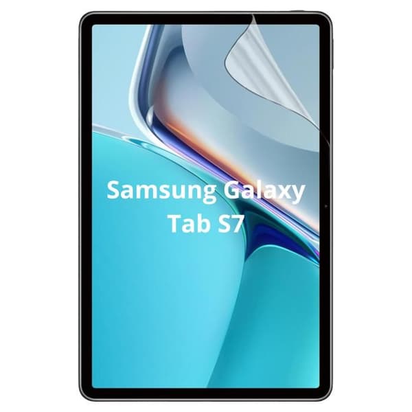 Skyddsskärm för Samsung Galaxy Tab S7 [Pack 2] Plastfilm Skyddande Ultraflexibel Phonillico