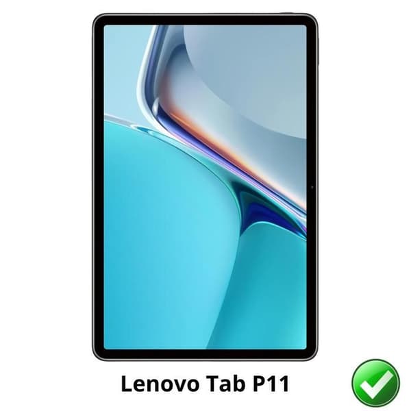 Skyddsglas för Lenovo Tab P11 [Pack 2] Plastskydd Film Resistenta Ultra Tunn Phonillico