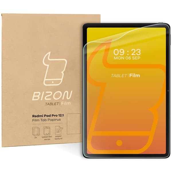 Bizon Film Tab Papirus pappersimitationsfolie för Xiaomi Redmi Pad Pro 12.1, 2 stycken