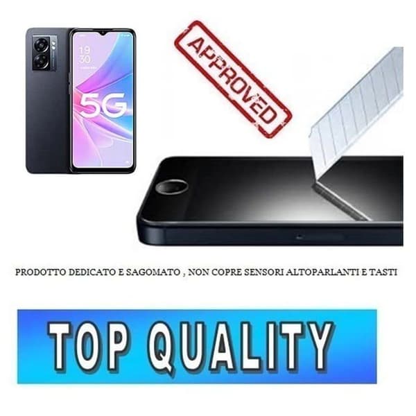 Vitre - skärm för pekplatta Oem Härdat glas - för OPPO A56s / A57 4G / A57s / A57e / A58 / A58x / A77 / A78 5G