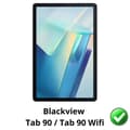 Miniatyrbild 2 av 3: Skyddsglas för Blackview Tab 90 / Tab 90 Wifi [Pack 2] Tålig Ultra Tunn Plastfilm Phonillico®