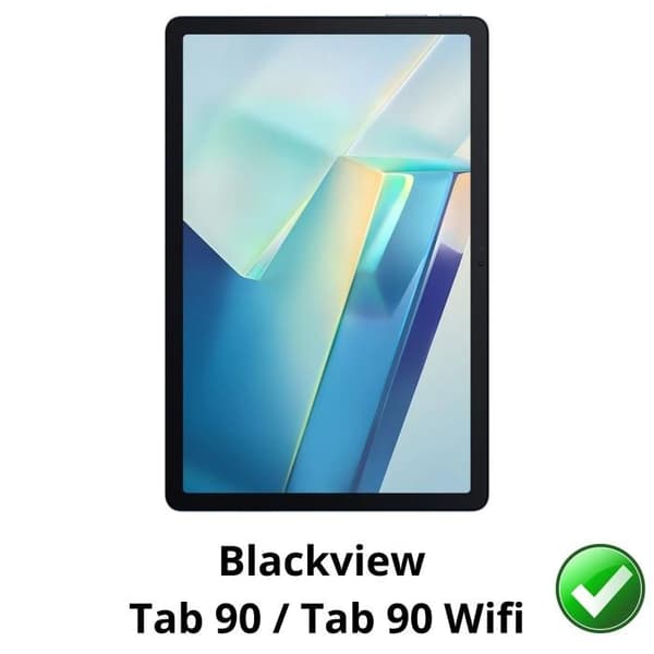 Skyddsglas för Blackview Tab 90 / Tab 90 Wifi [Pack 2] Tålig Ultra Tunn Plastfilm Phonillico®