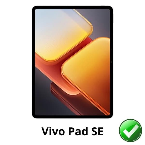 Skyddsskärm för Vivo Pad SE [Paket 2] Ultra Tunn Plastskydd Phonillico®
