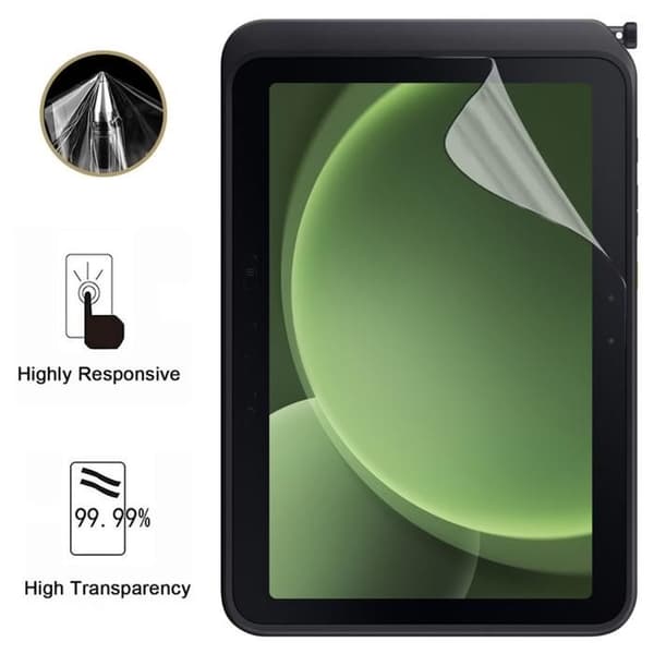 Skydd av skärm för Samsung Galaxy Tab Active 5 Pro [Pack 2] Plastfolieskydd Ultra Tunt Phonillico®