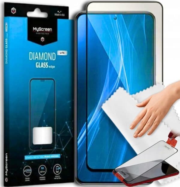 Myscreen skyddsglas - MD8031 DGLFG - MyScreen skyddsglas MyScreen DIAMOND GLASS LITE kant | FULL COLLE Svart