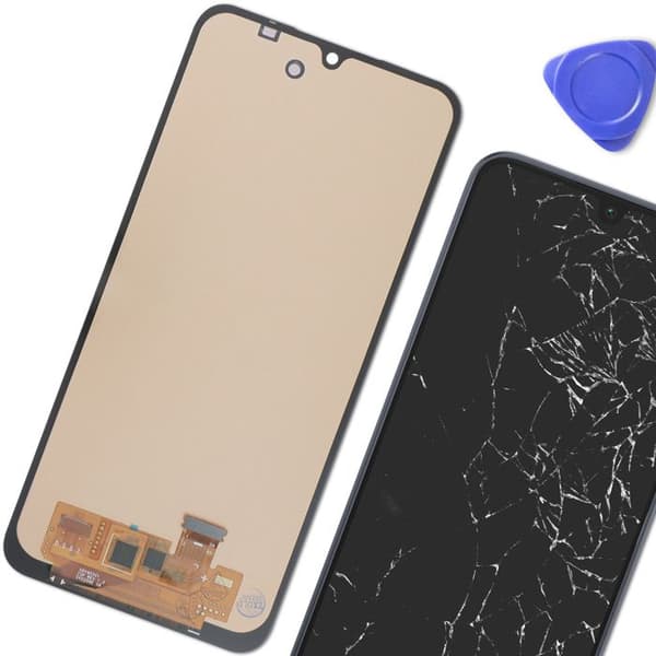 LCD-skärm för Samsung Galaxy A16 och Svart Touchscreen