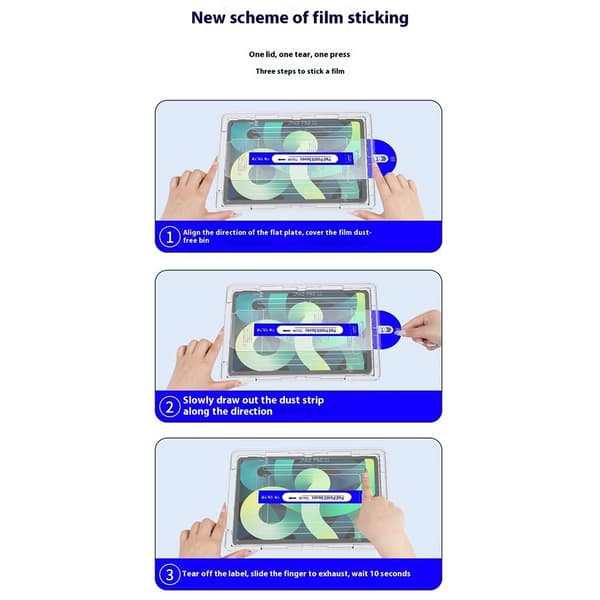 Til iPad Pro 13 (2024) Skærmbeskytter Hærdet Glas med applikator