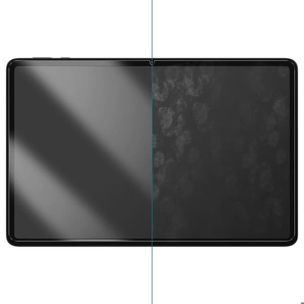Set med 2 härdade glas för Honor Pad 10, rep resistant, avfasade, svarta