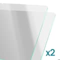 Miniatyrbild 5 av 5: Set med 2 härdade glas för Honor Pad 10, rep resistant, avfasade, svarta