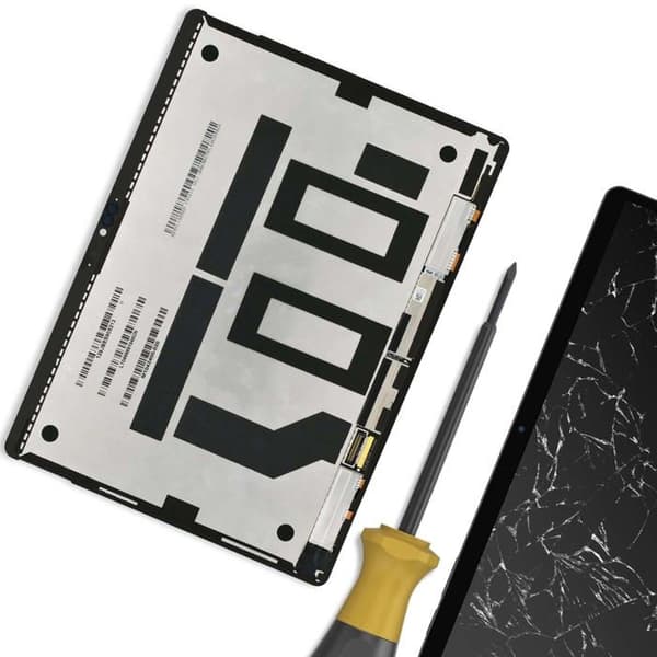 LCD-skärm för Microsoft Surface Pro X och Svart Pekskärm