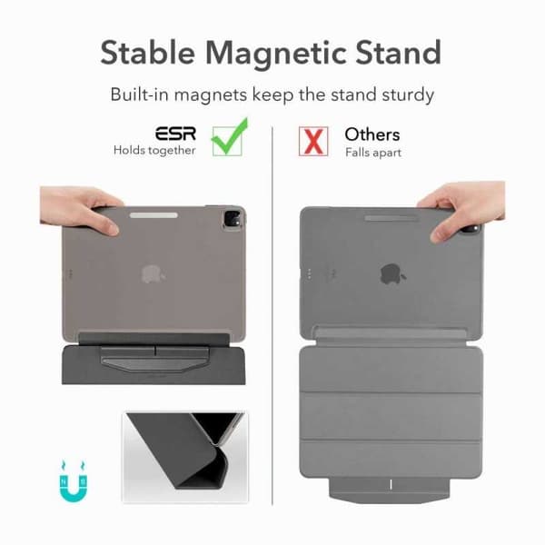 iPad Pro 12,9" 2021 Flip Case Hærdet glas ESR Ascend Trifold