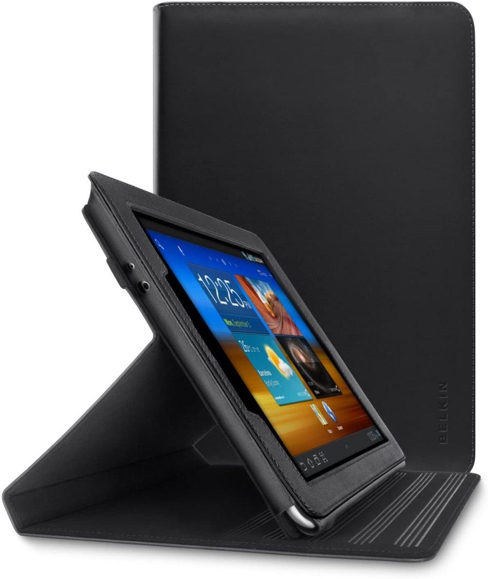 Belkin PU Folio-etui med stativ til 7 tommer Samsung Galaxy Tab - Sort
