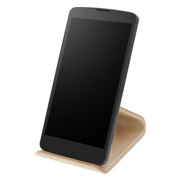 Stödbord - Trä - Smartphone och Tablet - Modern design - Antiglid - Beige