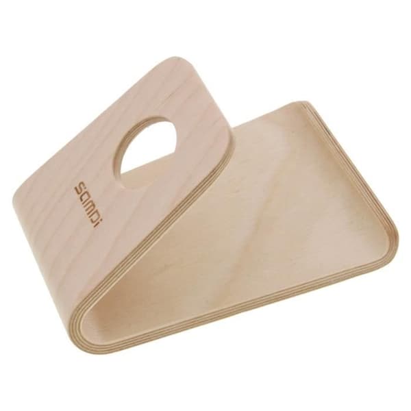 Stödbord - Trä - Smartphone och Tablet - Modern design - Antiglid - Beige