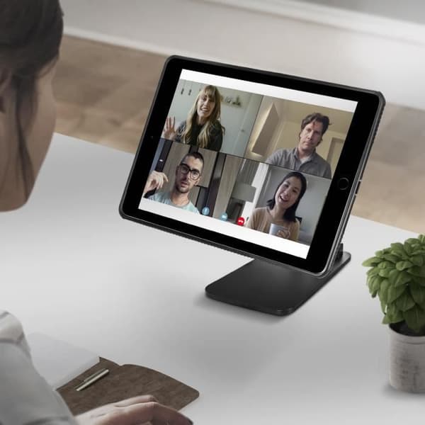 Bordsställ och fodral iPad 2018 och 2017 9.7, iPad Air Rotating Justerbar höjd Svart