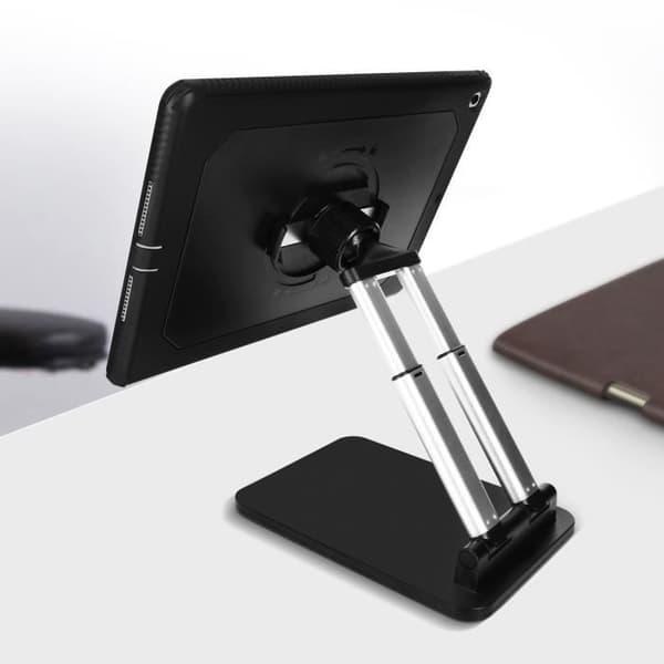 Bordsställ och fodral iPad 2018 och 2017 9.7, iPad Air Rotating Justerbar höjd Svart