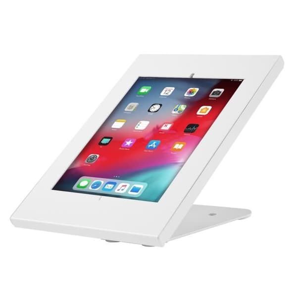 Maclean MC-909W Stöldskyddsbänkskiva och väggmonterad surfplattahållare kompatibel med iPad Air Pro Samsung Galaxy Tab A (2019)