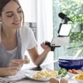 Miniatyrbild 5 av 11: Vloggning Kit med ljus, mikrofon och fjärrkontroll Plodni InnovaGoods 6 Delar