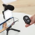 Miniatyrbild 9 av 11: Vloggning Kit med ljus, mikrofon och fjärrkontroll Plodni InnovaGoods 6 Delar