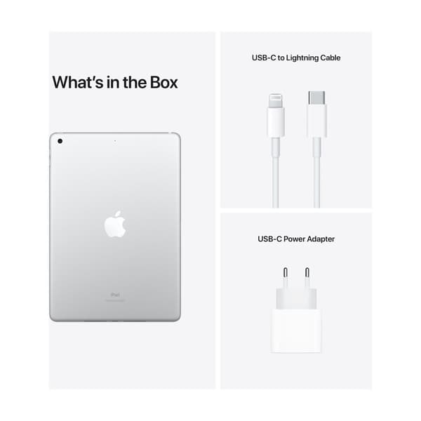 iPad 10,2" 64 GB 9. generasjons Wi-Fi sølv