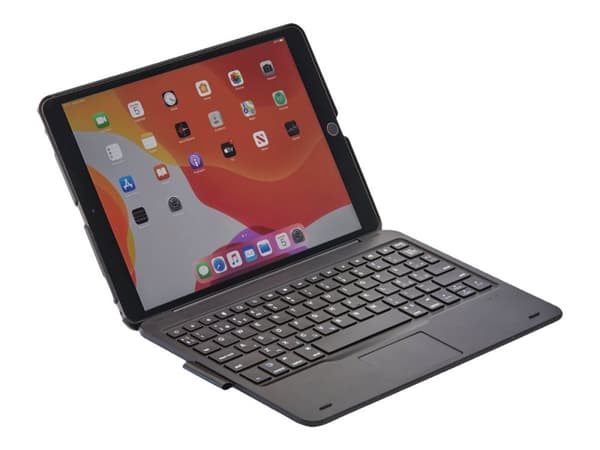 XCEED Tangentbord och foliefodral – trådlös – för Apple 10.2-inch iPad (7:e, 8:e, 9:e generation)