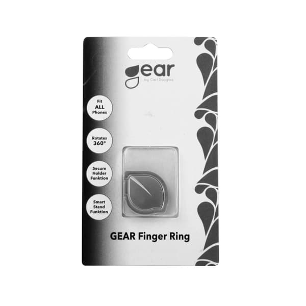 Gear Hållare Ring Löv Silver