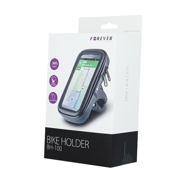 Forever BH-100XL, sykkelholder for mobiltelefon og GPS (5,7")