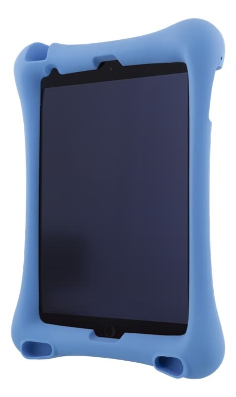 DELTACO Silikone cover til 10,2 "-10,5" iPads, stander, blå