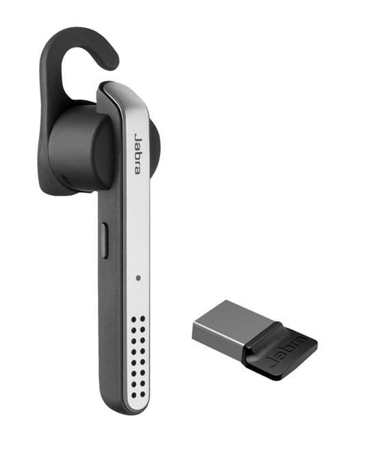 Jabra Stealth UC Headset I öra Micro-USB Bluetooth Svart, Grå, Silver