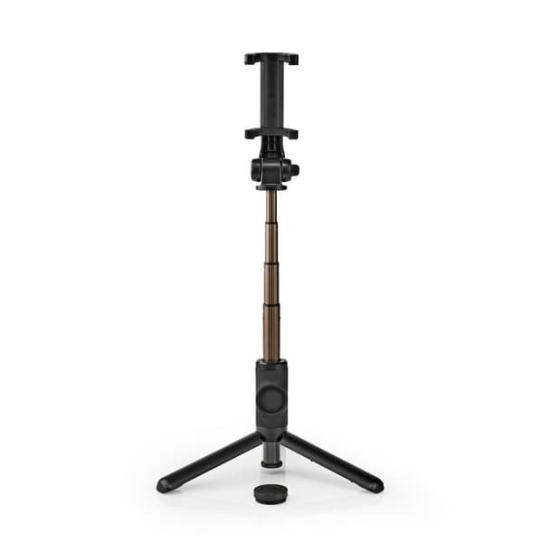Nedis Bluetooth selfie stick | Bluetooth® verson: 4.2 | Maksimal skjermstørrelse: 3.54 " | Brettet lengde: 19 cm | Ufoldet lengde: 48 cm | Maksimal ve