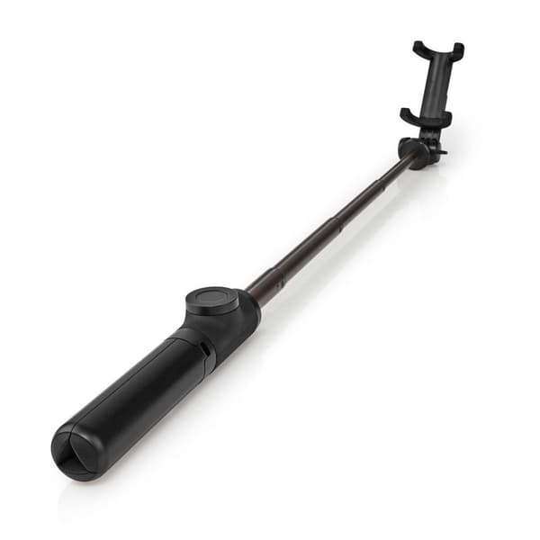 Nedis Bluetooth selfie stick | Bluetooth® verson: 4.2 | Maksimal skjermstørrelse: 3.54 " | Brettet lengde: 19 cm | Ufoldet lengde: 48 cm | Maksimal ve