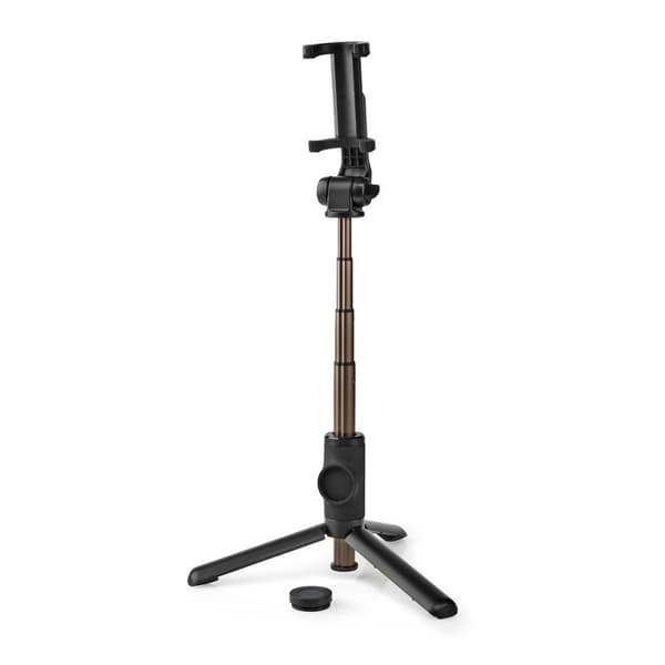 Nedis Bluetooth selfie stick | Bluetooth® verson: 4.2 | Maksimal skjermstørrelse: 3.54 " | Brettet lengde: 19 cm | Ufoldet lengde: 48 cm | Maksimal ve