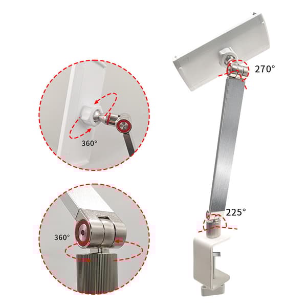 Tablet bordholder tabletholder 360° roterende