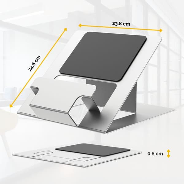 FELLOWES BÄRBARHÅLLARE HYLYFT Silver Silver