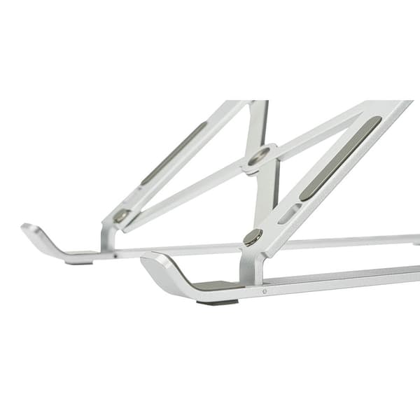 Sammenleggbart Bærbart PC-stativ X-format Aluminium Sølv