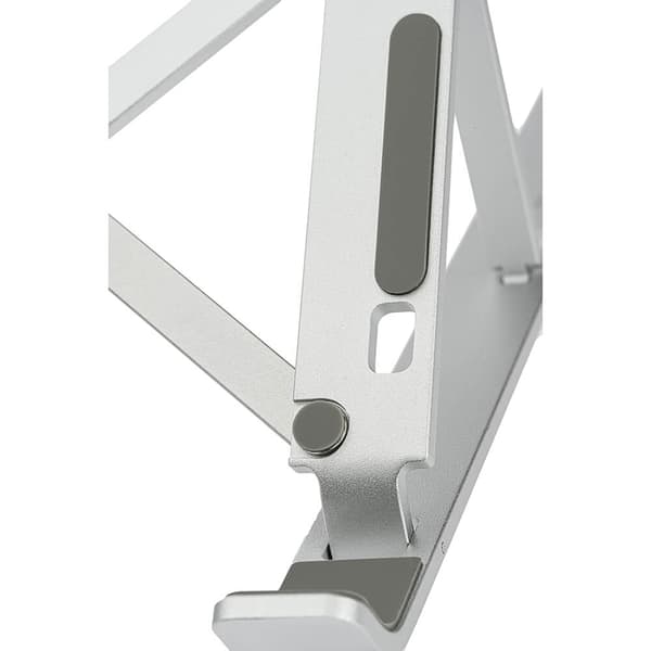 Sammenleggbart Bærbart PC-stativ X-format Aluminium Sølv