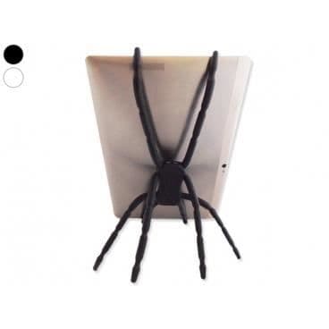 iPad-stöd i form av en spindel med 8 ben svart surfplatta.