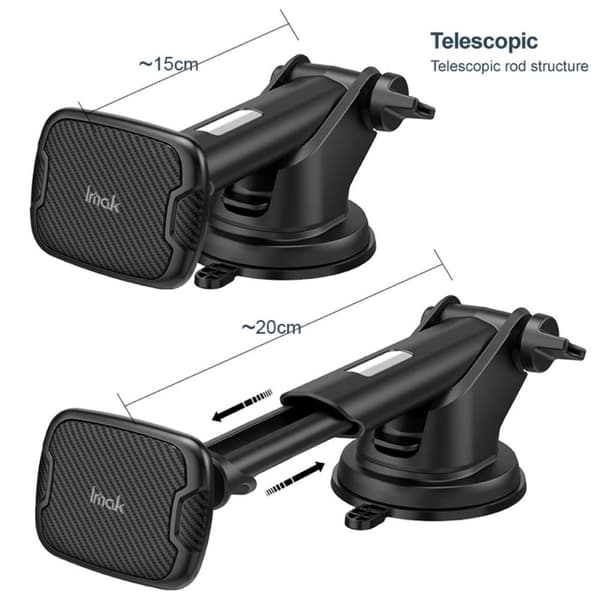 IMAK Teleskopisk magnetisk bilholder Sugekopbeslag