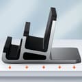 Miniatyrbild 4 av 4: Bordsställ med dubbla kortplatser för MacBook, iPad, iPhone Satechi Grey