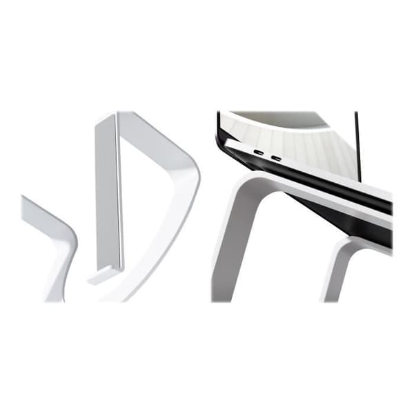 Stöd för bärbar dator - Twelve South - Curve SE - Matt vit - Aluminium - Ergonomisk