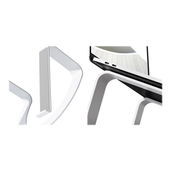 Stöd för bärbar dator - Twelve South - Curve SE - Matt vit - Aluminium - Ergonomisk