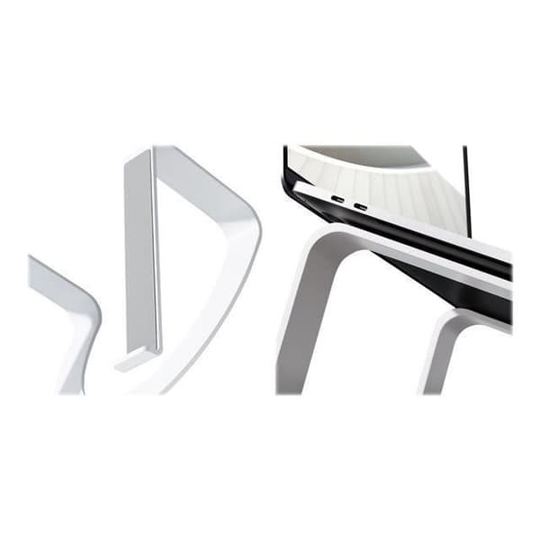 Stöd för bärbar dator - Twelve South - Curve SE - Matt vit - Aluminium - Ergonomisk Vit