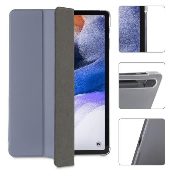 Hama "Fold Clear" Tablet Case for Samsung Galaxy Tab S7 FE/S7+/S8+ 12.4", lilac