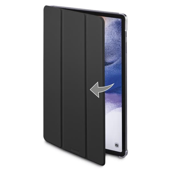 Hama "Fold Clear" Tablet Case for Samsung Galaxy Tab S7 FE/S7+/S8+ 12.4", black