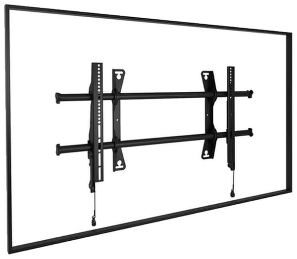 Chief LSA1U | FUSION Large Fixed | VESA 100x100-870x500 | Max 90.7kg | Black Sort
